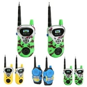 Dosaele 2Pcs Kids Walkie Talkies,3-14 Year Old Girl and Boy Gifts Toys ,Children's Walkie Talkie Set Outdoor Adventures Hiking Camping Gear Games for Girls and Boys